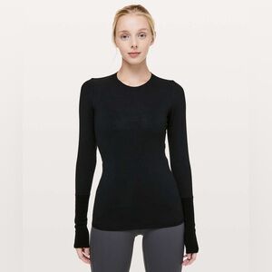 Lululemon Principal Dancer Long Sleeve Top 10 Black